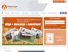 Tablet Screenshot of construyetuasador.com